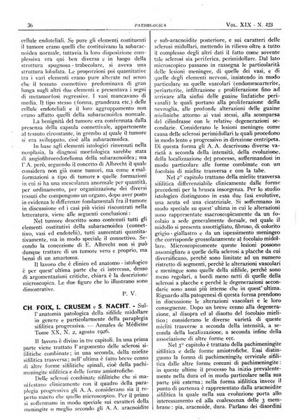 Pathologica rivista quindicinale