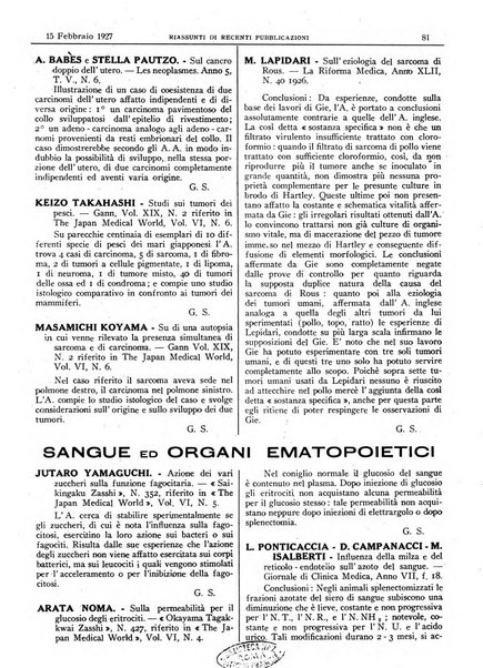 Pathologica rivista quindicinale