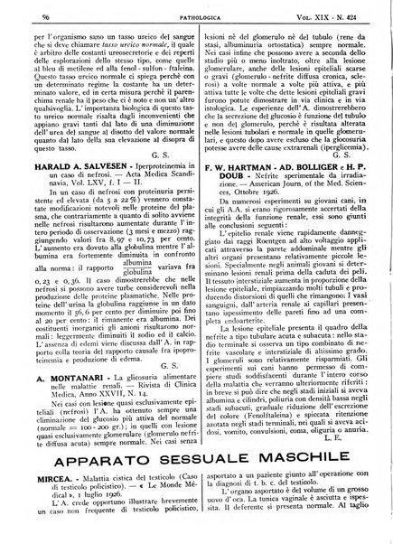 Pathologica rivista quindicinale