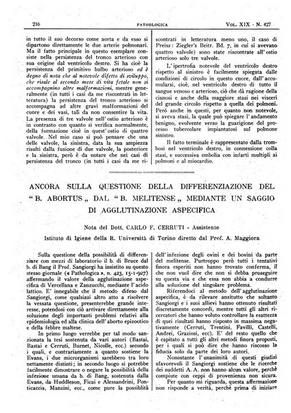 Pathologica rivista quindicinale