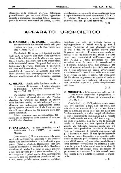 Pathologica rivista quindicinale