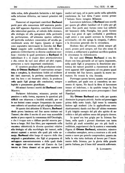 Pathologica rivista quindicinale