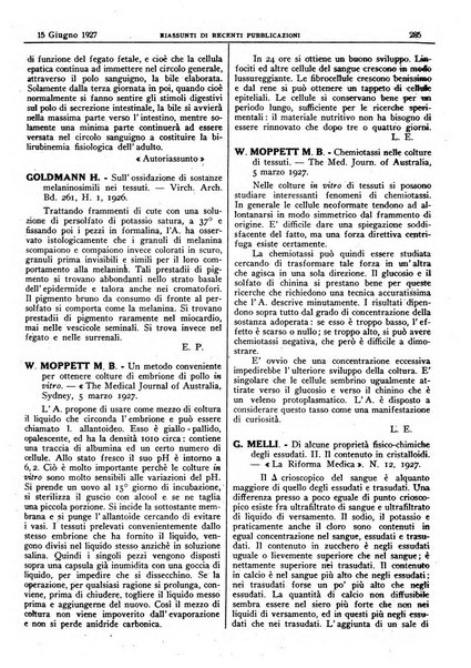 Pathologica rivista quindicinale