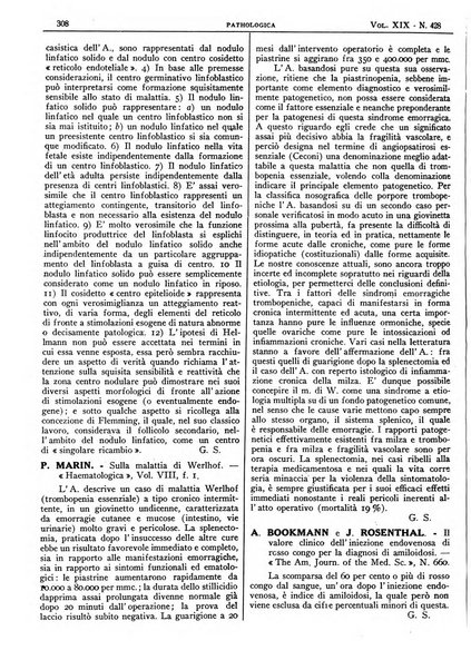 Pathologica rivista quindicinale