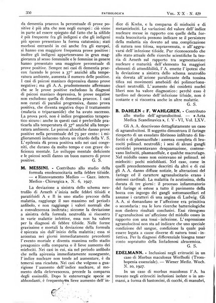 Pathologica rivista quindicinale