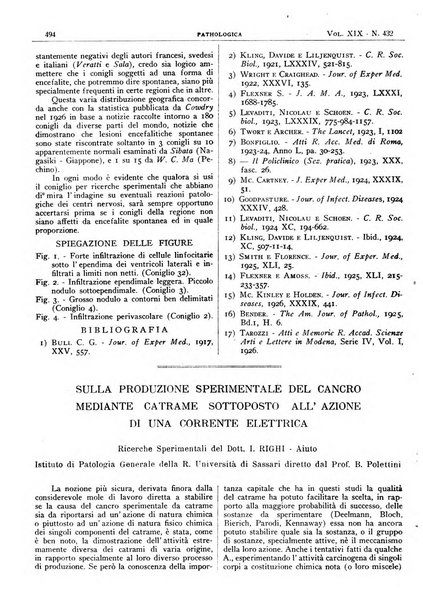 Pathologica rivista quindicinale