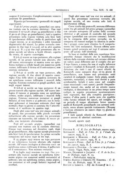 Pathologica rivista quindicinale