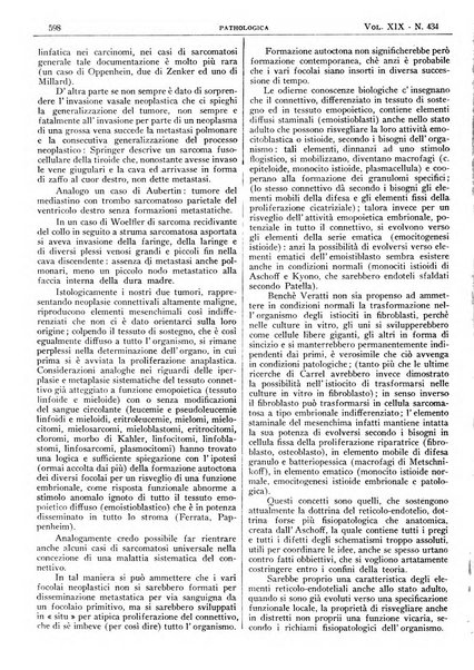 Pathologica rivista quindicinale