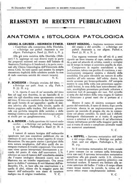 Pathologica rivista quindicinale