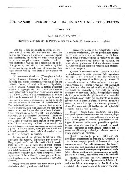 Pathologica rivista quindicinale