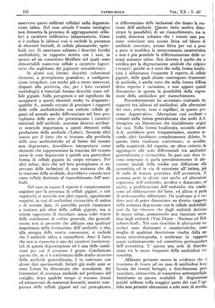 Pathologica rivista quindicinale