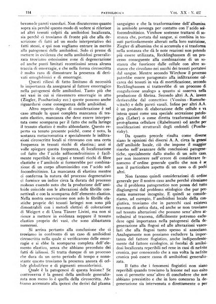 Pathologica rivista quindicinale