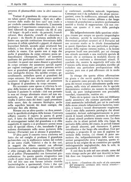 Pathologica rivista quindicinale