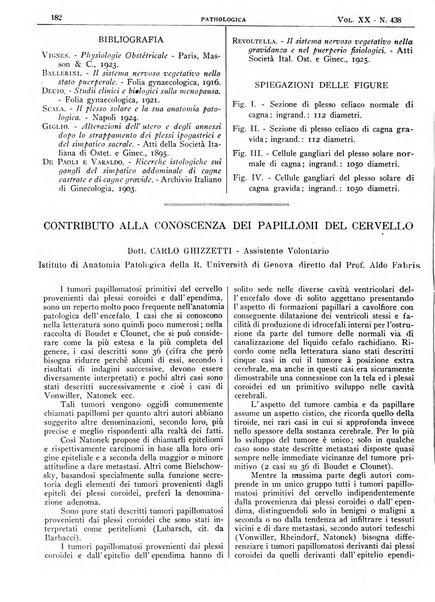 Pathologica rivista quindicinale