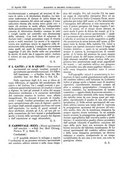 Pathologica rivista quindicinale