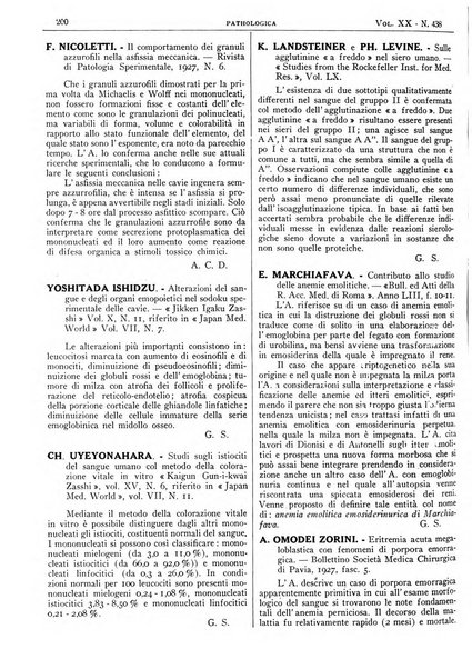 Pathologica rivista quindicinale