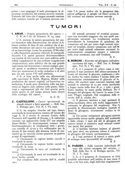 Pathologica rivista quindicinale