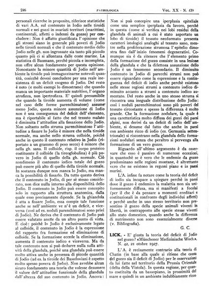 Pathologica rivista quindicinale