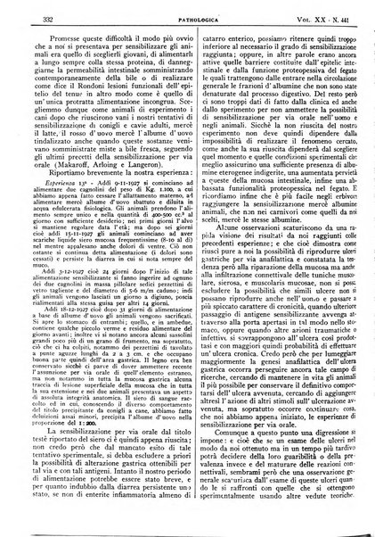 Pathologica rivista quindicinale