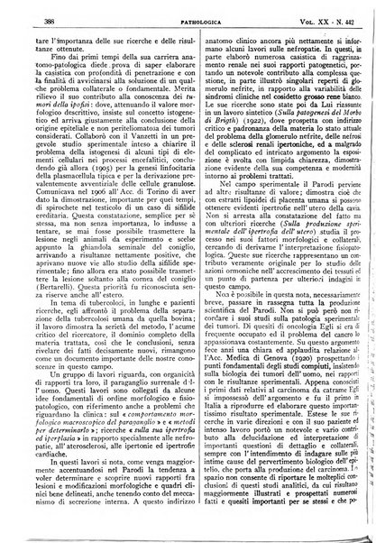 Pathologica rivista quindicinale