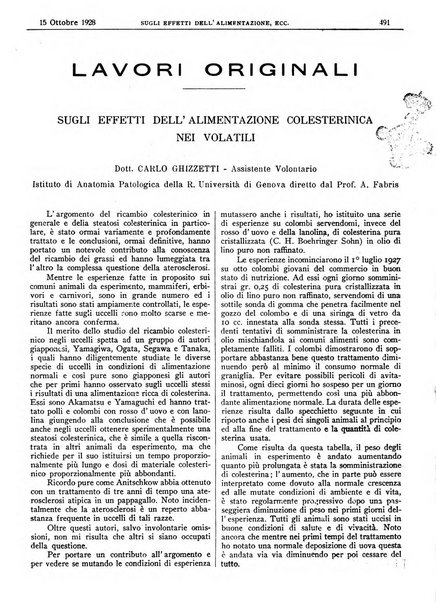 Pathologica rivista quindicinale