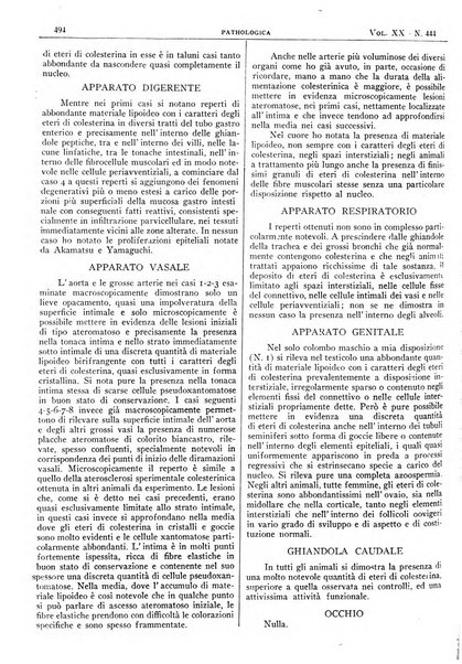 Pathologica rivista quindicinale