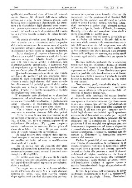 Pathologica rivista quindicinale