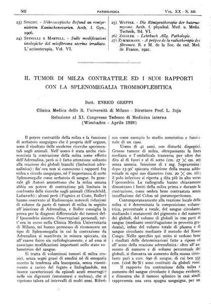 Pathologica rivista quindicinale