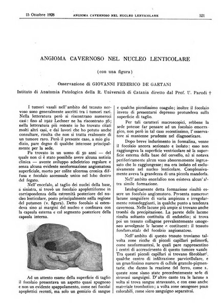 Pathologica rivista quindicinale