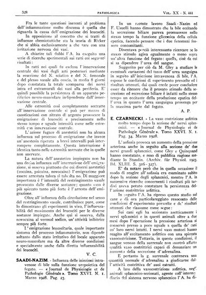 Pathologica rivista quindicinale