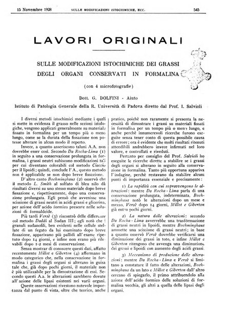 Pathologica rivista quindicinale