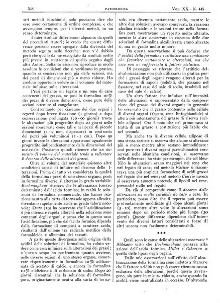 Pathologica rivista quindicinale