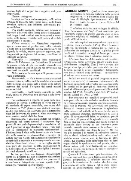 Pathologica rivista quindicinale