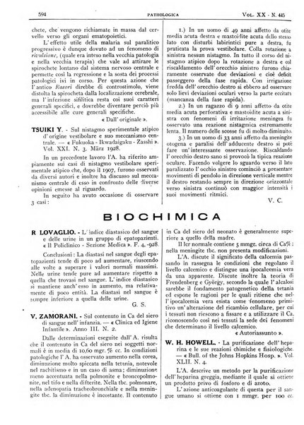 Pathologica rivista quindicinale