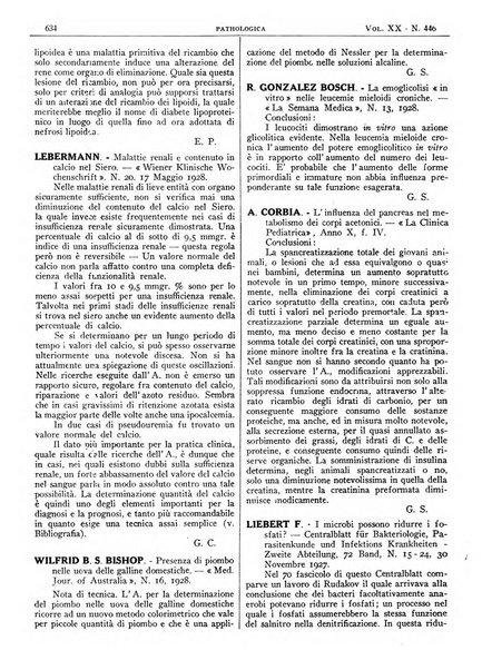 Pathologica rivista quindicinale