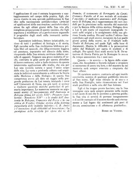 Pathologica rivista quindicinale