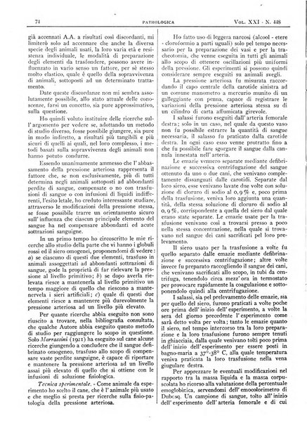 Pathologica rivista quindicinale