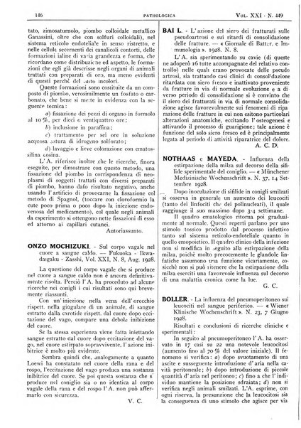 Pathologica rivista quindicinale