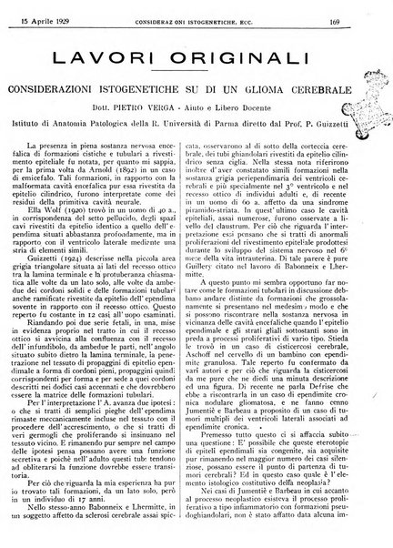 Pathologica rivista quindicinale