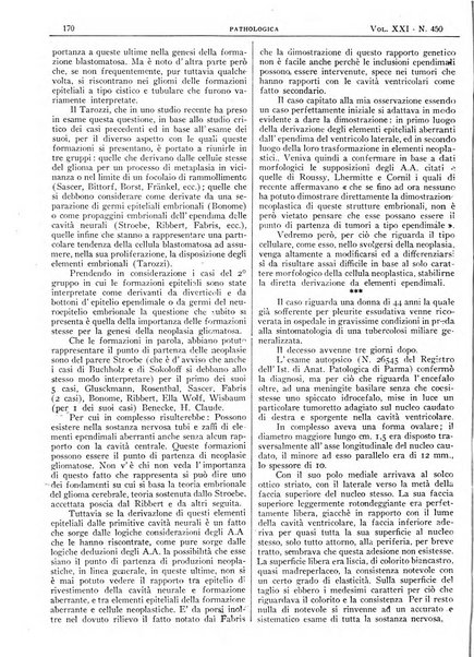 Pathologica rivista quindicinale