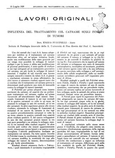 Pathologica rivista quindicinale