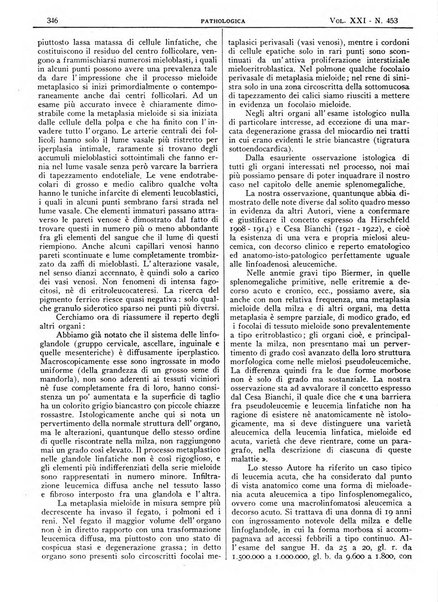 Pathologica rivista quindicinale