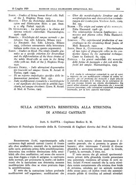 Pathologica rivista quindicinale