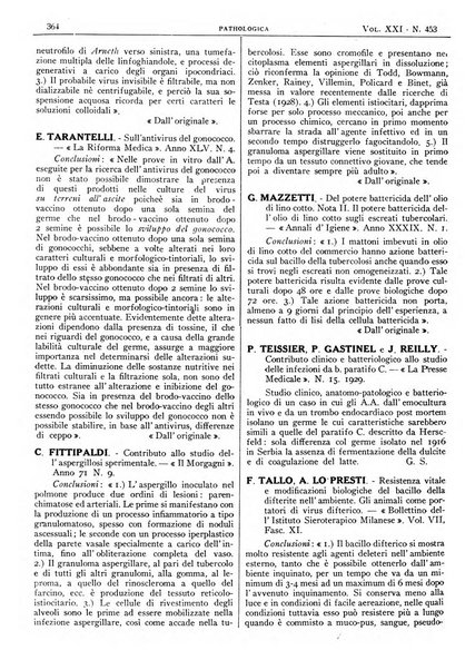 Pathologica rivista quindicinale