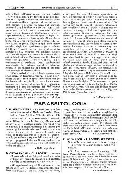 Pathologica rivista quindicinale