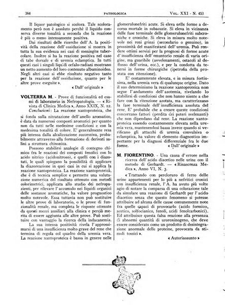 Pathologica rivista quindicinale