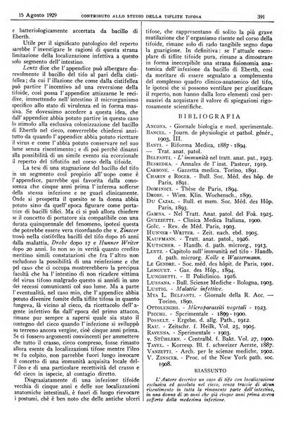 Pathologica rivista quindicinale