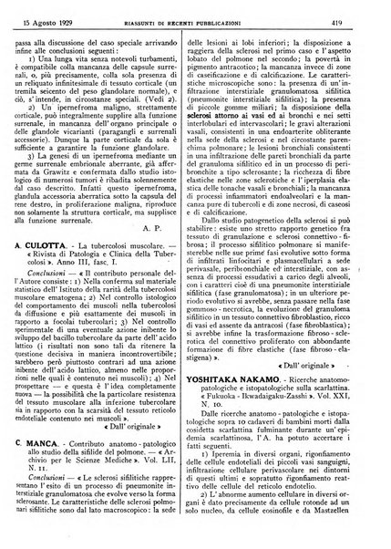 Pathologica rivista quindicinale