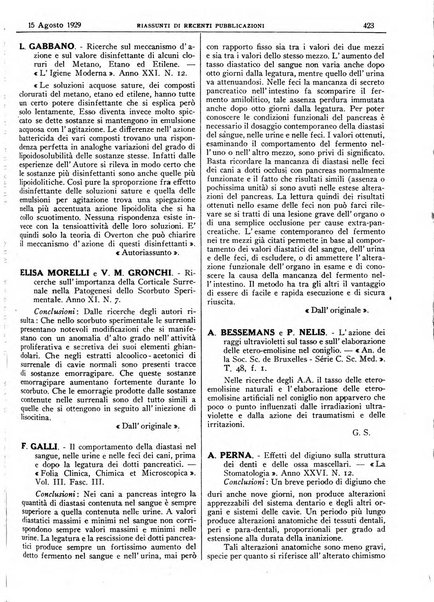 Pathologica rivista quindicinale