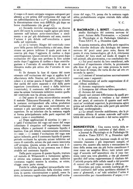 Pathologica rivista quindicinale